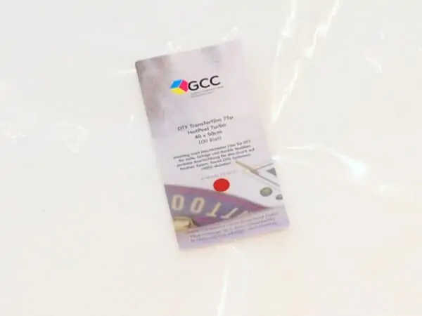 GCC DTF Transfer Film HotPeel 40x50cm 1000x750