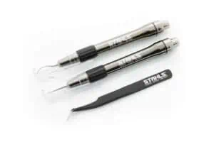 Stahls Entgitter Set LED Pin, LED Weeder & Tweezer