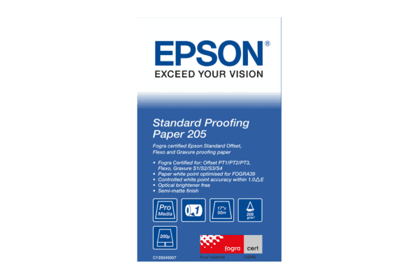 Epson Standard Proofing Paper 205 17 C13S045007