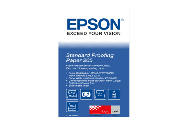 Epson Standard Proofing Paper 205 24 C13S045008