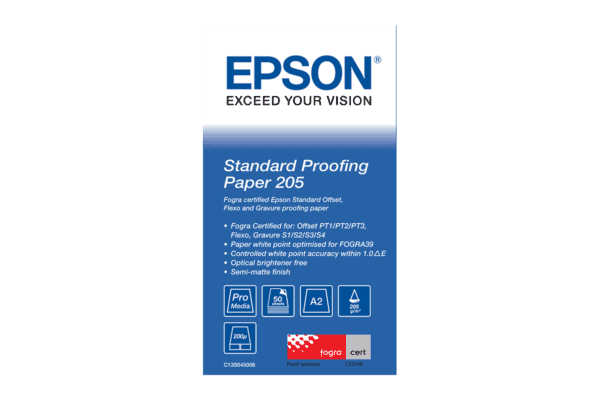 Epson Standard Proofing Paper 205 A2 C13S045006