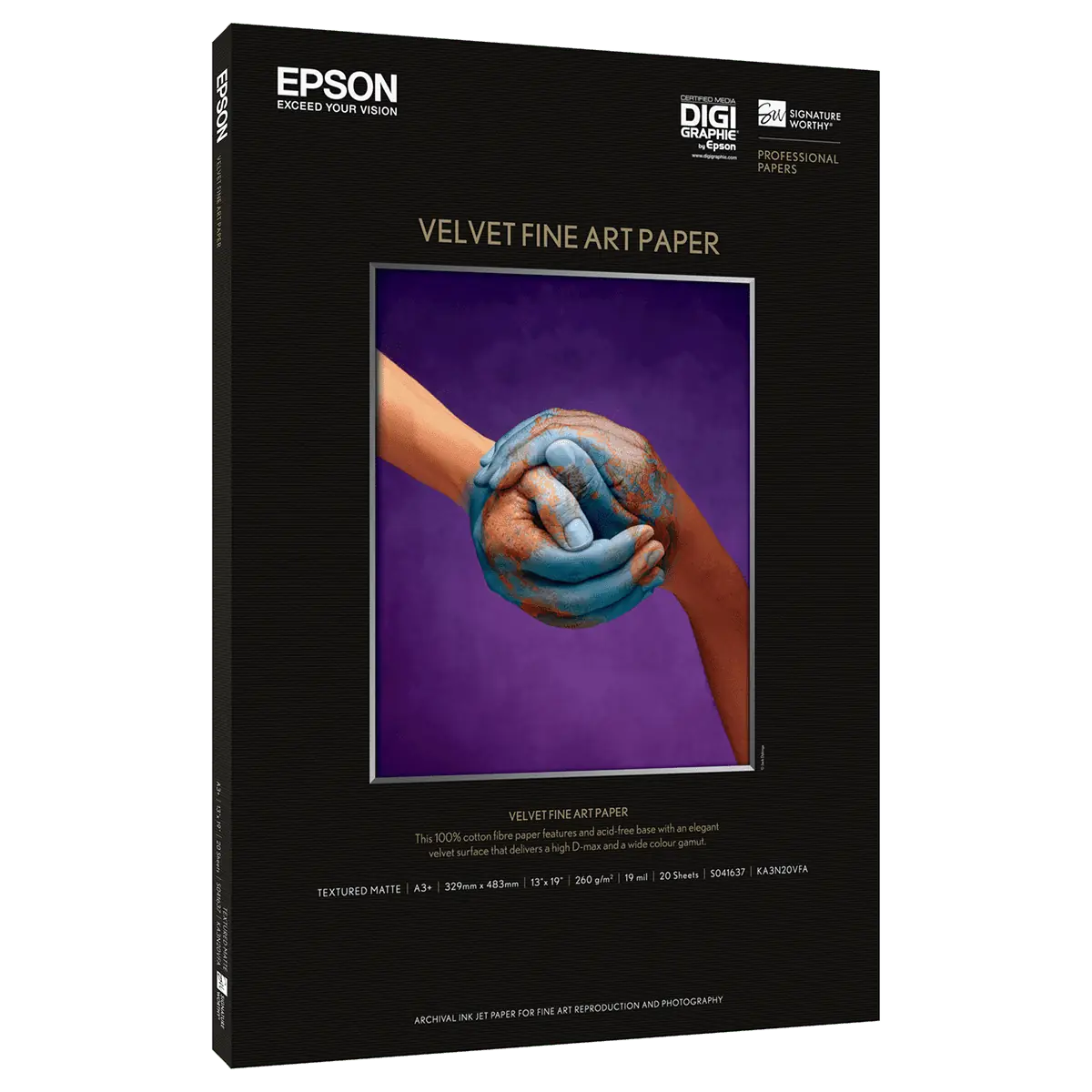 Epson Velvet Fine art Paper Hero 1200x1200