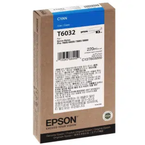 Epson Tinte Stylus Pro 7800 7880 9800 9880 cyan C13T603200