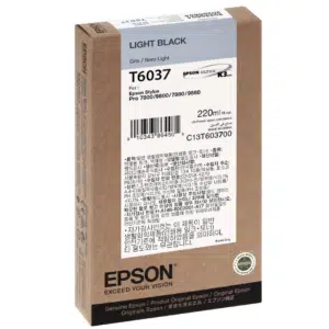 Epson Tinte Stylus Pro 7800 7880 9800 9880 light black C13T603700