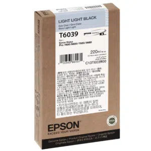 Epson Tinte Stylus Pro 7800 7880 9800 9880 light light black C13T603900