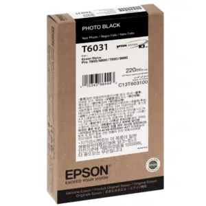 Epson Tinte Stylus Pro 7800 7880 9800 9880 photo black C13T603100