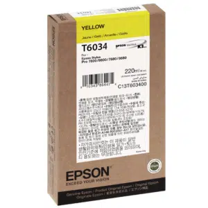 Epson Tinte Stylus Pro 7800 7880 9800 9880 yellow C13T603400