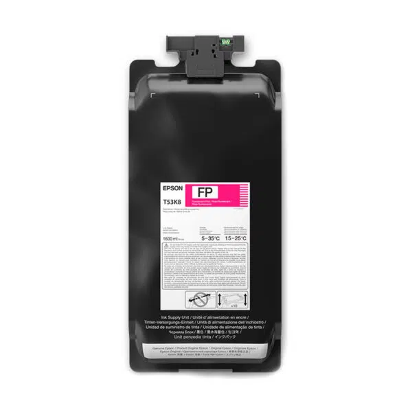 EPSON Tinte SC-F6400 / SC-F9500, 2x 1600ml, T53L - fluoreszierendes magenta